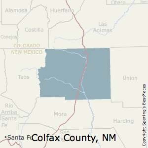 county colfax mexico map maps